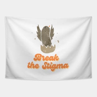 Cute Bird Break the Stigma Tapestry