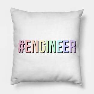#engineer rainbow Pillow