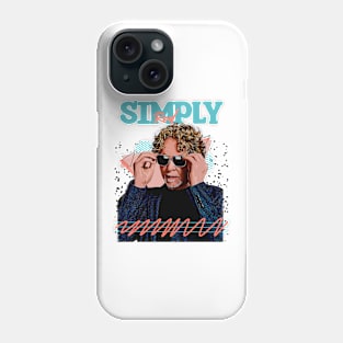 Simply Red Fan Art Retro Design // Vintage Phone Case