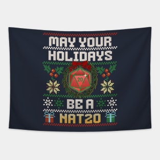 May Your Holidays Be A Nat20 Tapestry