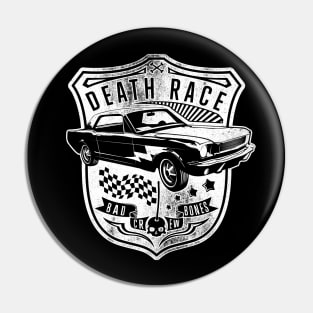 Power Muscle Racing Vintage distressed emblem badge Pin