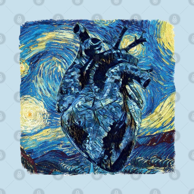 Heart Van Gogh Style by todos