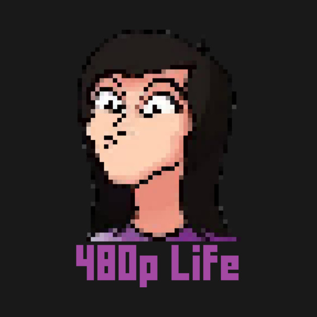 Disover 480p life by @TheMercyMain - Shoe0nhead - T-Shirt