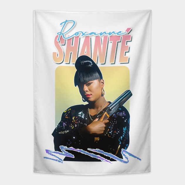 Roxanne Shanté / 80s Fan Art Tapestry by DankFutura