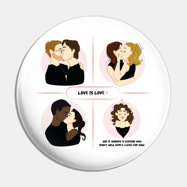 Love is love Pin by EliMic