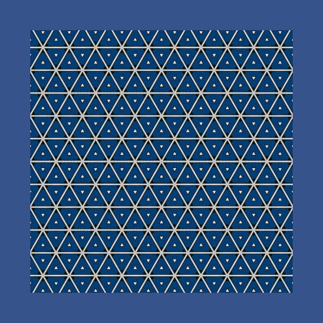 blue triangle pattern (triangle pattern art, triangle pattern drawing and triangle pattern design) by Thepurplepig