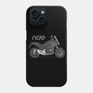 Ride nc750x black Phone Case