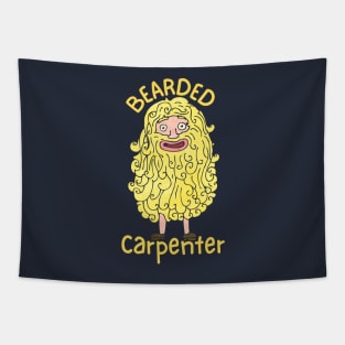 Yellow Bearded Carpenter Tapestry