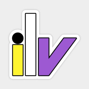 ilv Non-binary Pride Magnet