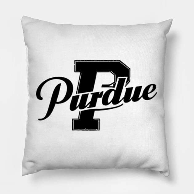 purdue basketball Pillow by YASSIN DESIGNER