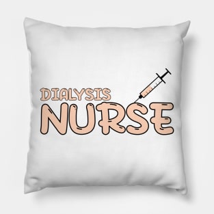 Dialysis Nurse Orange Pillow