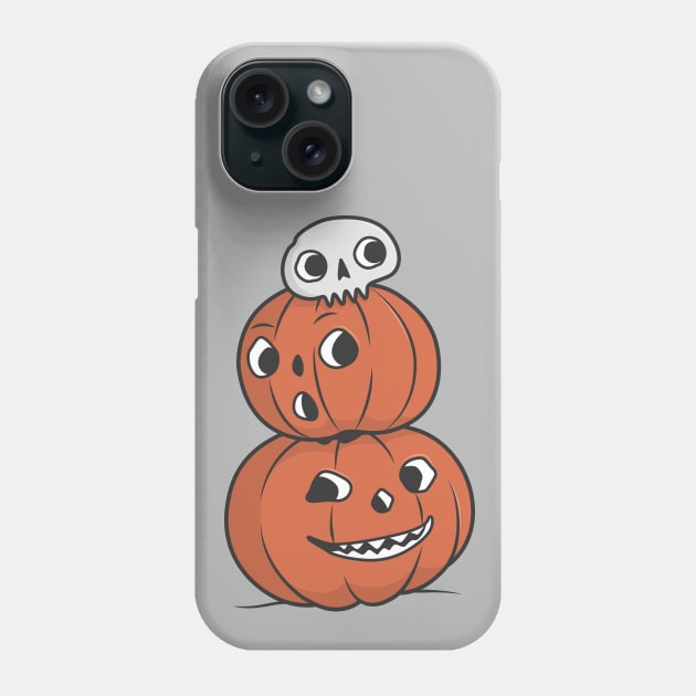 Halloween Pumpkin Pyramid Phone Case by runcatrun