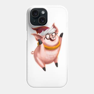 Cute Pig Drawing Phone Case