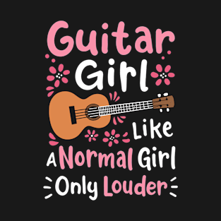 Guitar Girl Guitarist Guitar Player T-Shirt