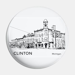 Clinton Michigan Pin