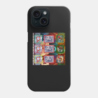 Portuguese folk art Phone Case