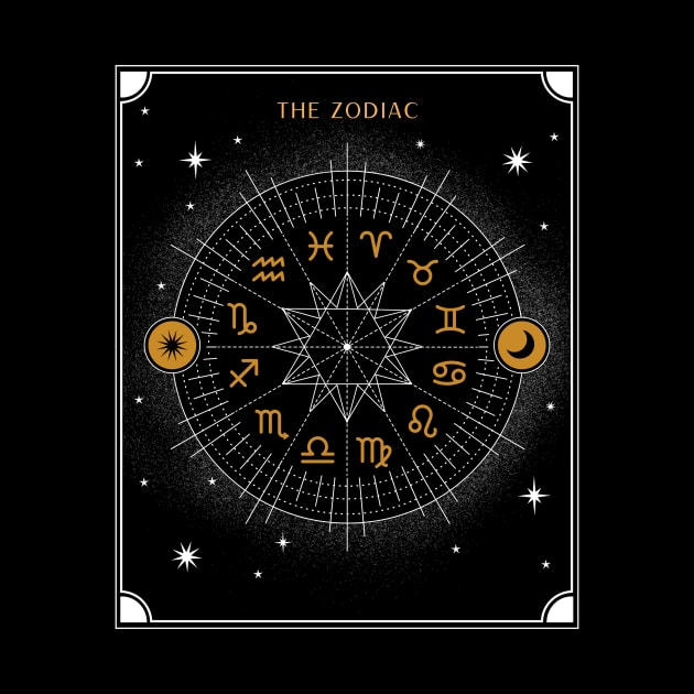 Signs of the Zodiac Wheel | Astrology Zodiac Sign Design by The Witch's Life