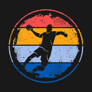 Handball Player Vintage Men Handball T-Shirt