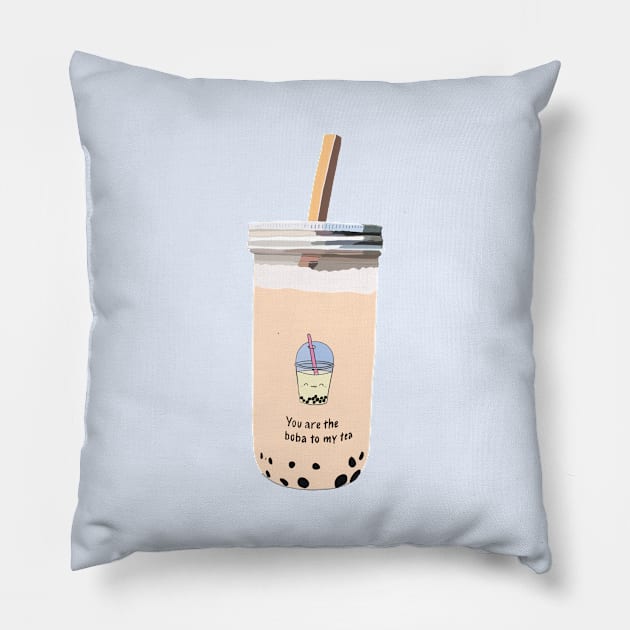 Boba tea Pillow by Artofcuteness