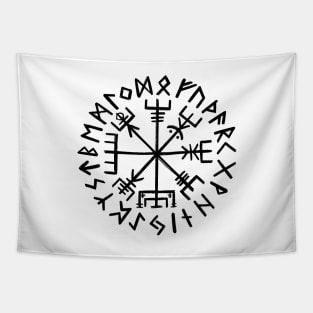 Vegvisir. Viking Compass Tapestry