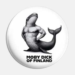 Moby Dick of Finland - Sea themed LGBT gift idea Pin