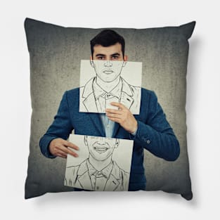 change your emotion Pillow