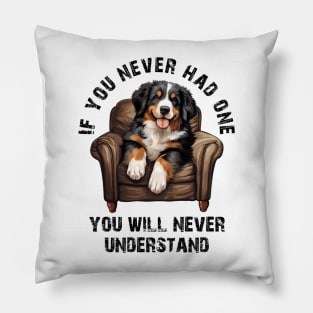 Bernese mountain dog Pillow