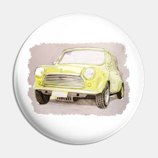 Classic Mini Yellow Pin