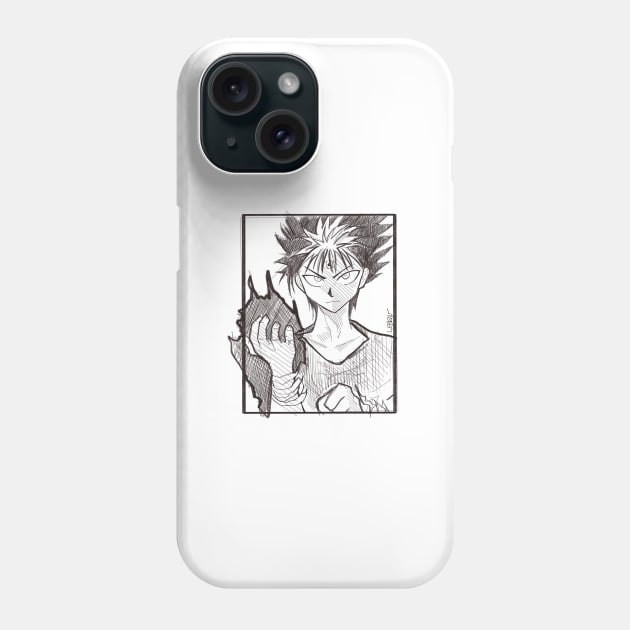 the dragon in dark hiei in spirit detectives Phone Case by jorge_lebeau