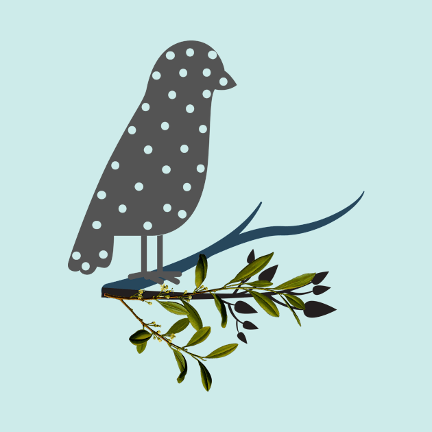 Polka Dot Bird by CloudTerra