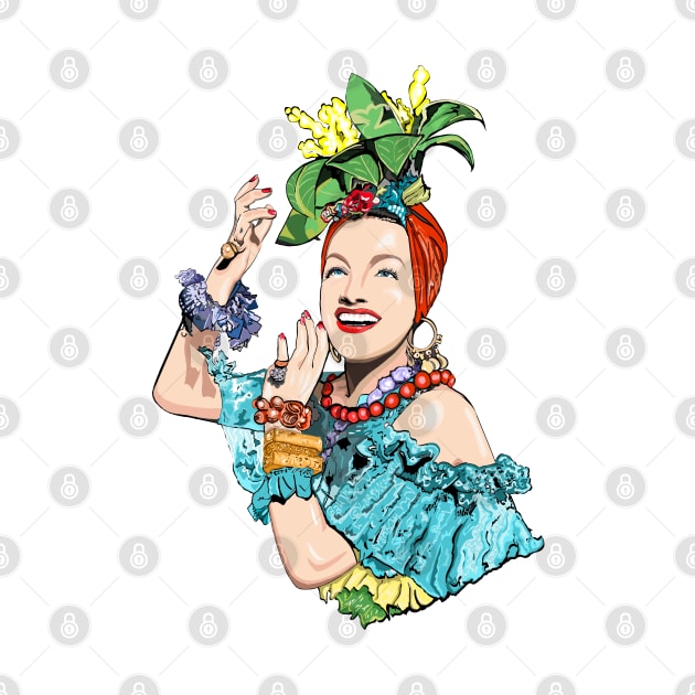 Carmen Miranda- Technicolor Bombshell by FanboyMuseum