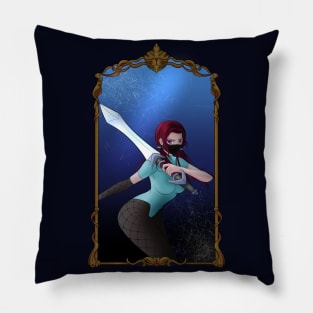 girl in the mirror Pillow