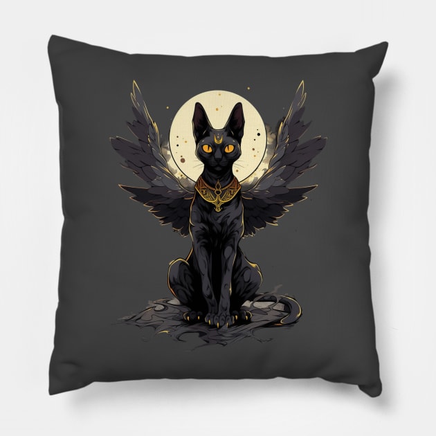 Sphinx Cat Pillow by DarkSideRunners