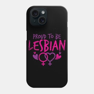 Lgbt Pride Month Proud To Be Lesbian Phone Case