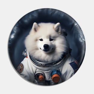 Astro Dog - Samoyed Pin