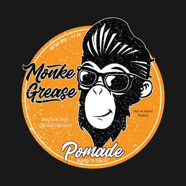 Monke Grease Pomade Tee by nerdyboy