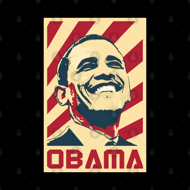 Barack Obama Retro Propeganda by Nerd_art