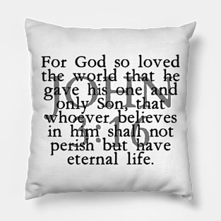 John 3:16 Pillow