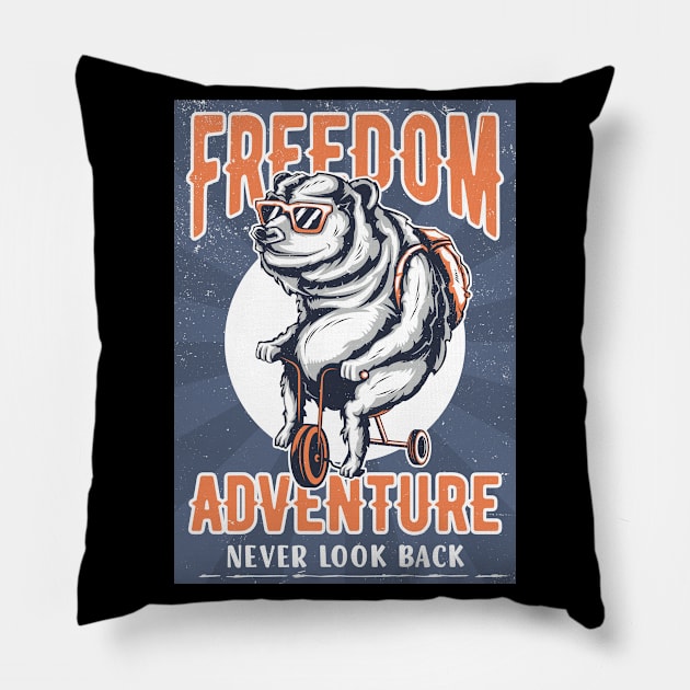 Freedom adventure Pillow by Mako Design 