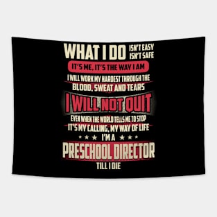 Preschool Director What i Do Tapestry