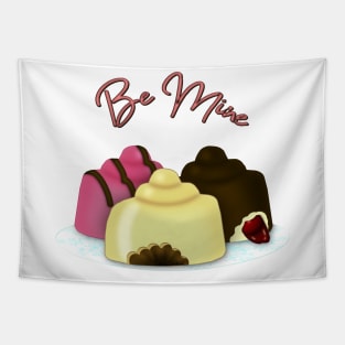 Be Mine Valentine's Day Candy Tapestry