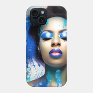 Magical blue goddess Phone Case