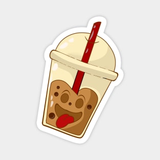 Fresh Chocolate Ice Drink Magnet