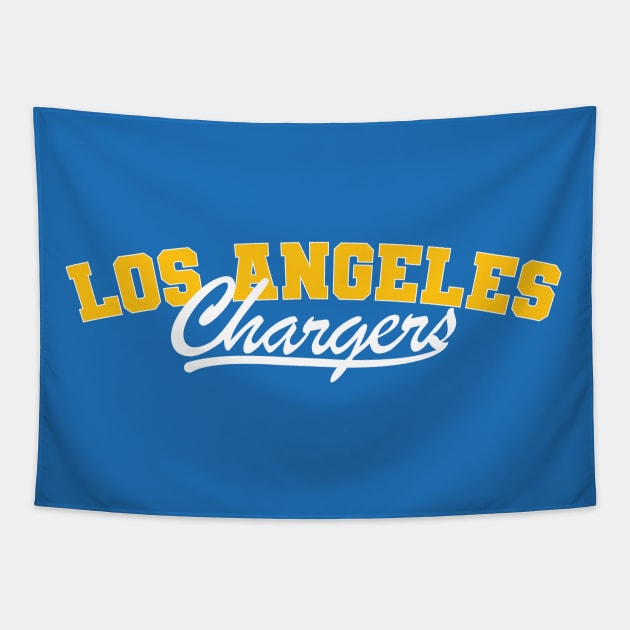 Los Angeles Chargers Tapestry by Nagorniak