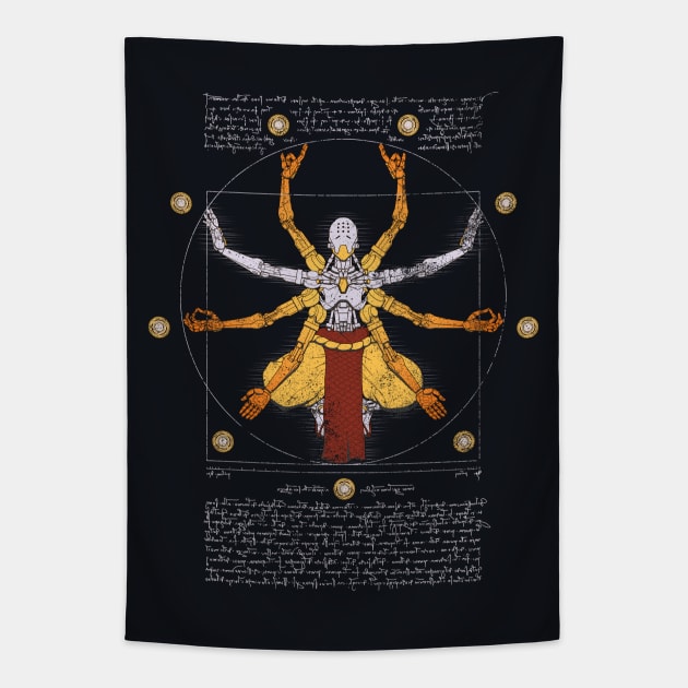 Vitruvian Omnic Tapestry by The_Interceptor