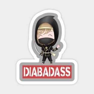 Diabadass Ninja - diabetes diabetic awareness Magnet