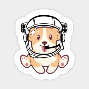 Space Corgi - The Cool Astronaut Puppy! Magnet