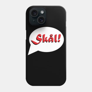 Skal talk bubble Phone Case