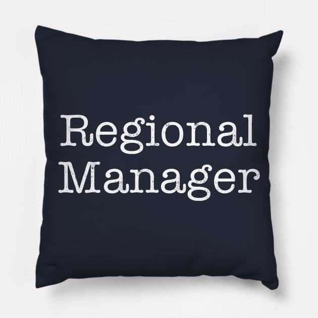 Regional Manager Pillow by hawkadoodledoo