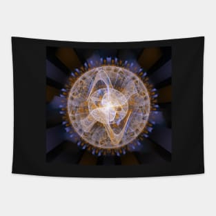 Abstract fractal (art1) Tapestry